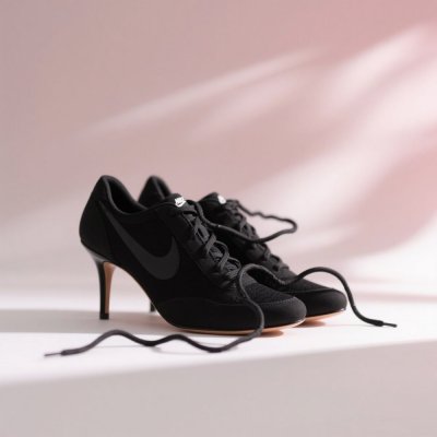 Black Nike High Heels