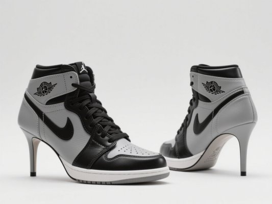 High Heeled Jordans