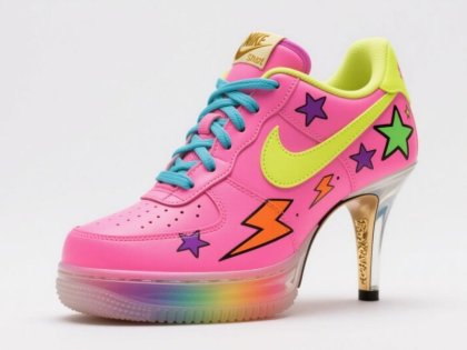 High Heeled Nike Sneakers
