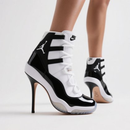 High Top Nike Heels
