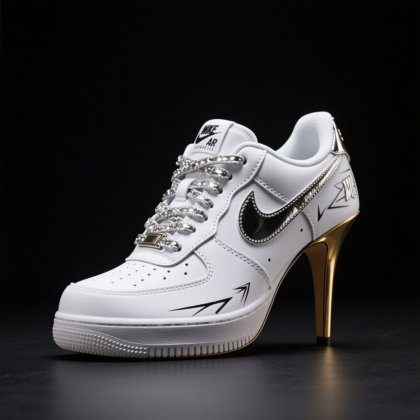 Nike Air Force 1 High Heels