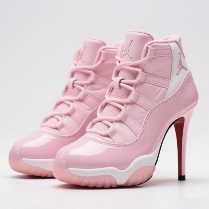 Pink Nike High Heels