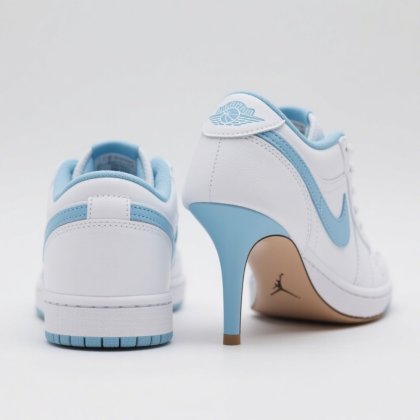 Air Jordan 1 Low Heels White/Light Blue Product Detail 2