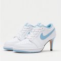 Air Jordan 1 Low Heels White/Light Blue