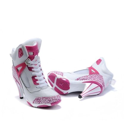 Air Jordan 5 Pink High Heels Product Detail 3