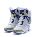 Air Jordan 5 Retro White High Heels