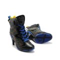 Air Jordan 6 Black Blue High Heels