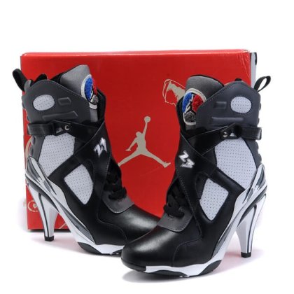 Air Jordan 8 High Heels - Women's Sneaker Heels Product Detail 2 Air Jordan 8 High Heels - Women's Sneaker Heels Product Detail 2