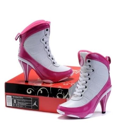 Air Jordan 9 Pink Sneaker High Heels for Women Product Detail 1 Air Jordan 9 Pink Sneaker High Heels for Women Product Detail 1