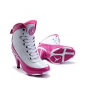 Air Jordan 9 Pink Sneaker High Heels for Women