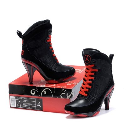 Air Jordan 9 Retro Cool Black High-Top Heels Product Detail 2