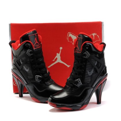 Air Jordan Jumpman Heels: Women's Jordan 4 High Heel Shoes Product Detail 1