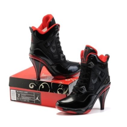 Air Jordan Jumpman Heels: Women's Jordan 4 High Heel Shoes Product Detail 2