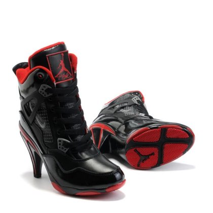 Air Jordan Jumpman Heels: Women\'s Jordan 4 High Heel Shoes