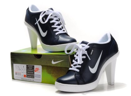 Blue Heel Pumps: Nike Sport High Heels Product Detail 1 Blue Heel Pumps: Nike Sport High Heels Product Detail 1