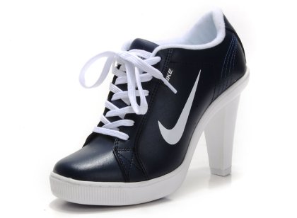 Blue Heel Pumps: Nike Sport High Heels Product Detail 2