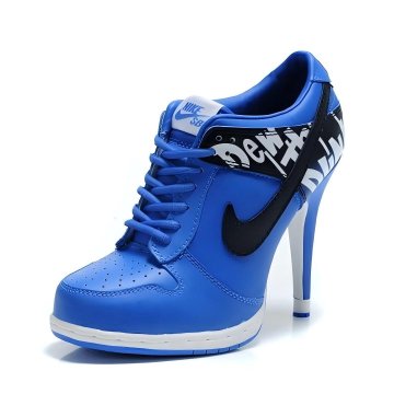 Blue Nike Dunk Heels: Women's High Heels