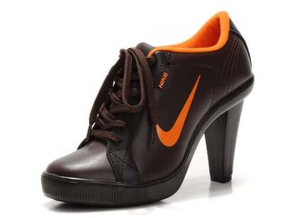 Brown Heel Pumps: Nike High Heels for Women Product Detail 2 Brown Heel Pumps: Nike High Heels for Women Product Detail 2