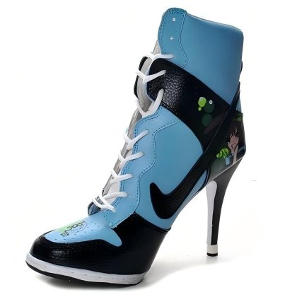 (image for) Cute Blue High Heel Shoes Product Detail 1