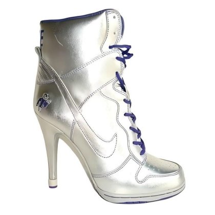 Nike-Inspired Silver High Heels Product Detail 3