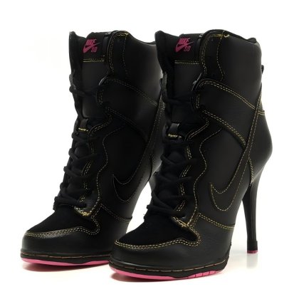 (image for) High Heels Shoes Black Product Detail 1