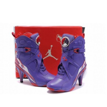 Jordan Women's Purple High Heels Product Detail 2 Jordan Women's Purple High Heels Product Detail 2