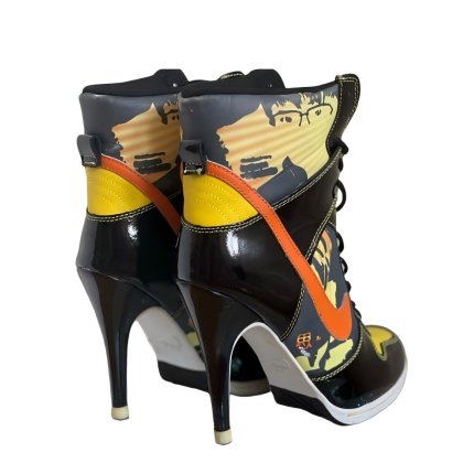 Nike dunk Heels Shoes Black/Yellow Product Detail 1
