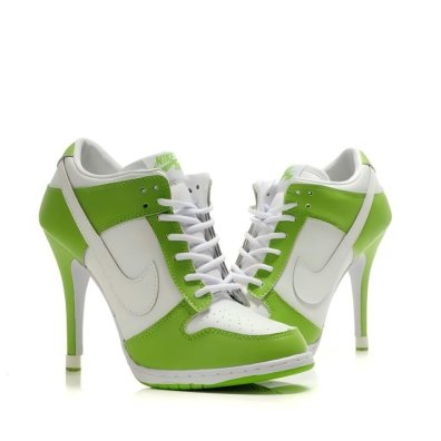 Nike Women’s Low-Top Sneakers Dunk SB High Heels Green