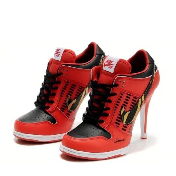 Nike Women's Red Sneaker Heels