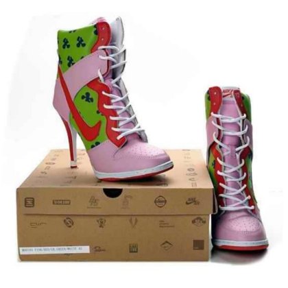 Pink Red Green High Heels Product Detail 1