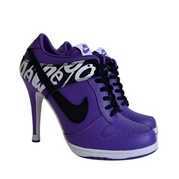 Purple High Heel Shoes