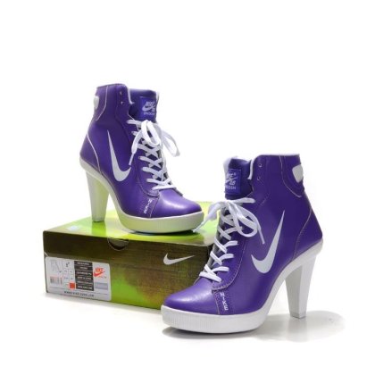 Purple Nike Dunk High Heel Pumps Product Detail 3