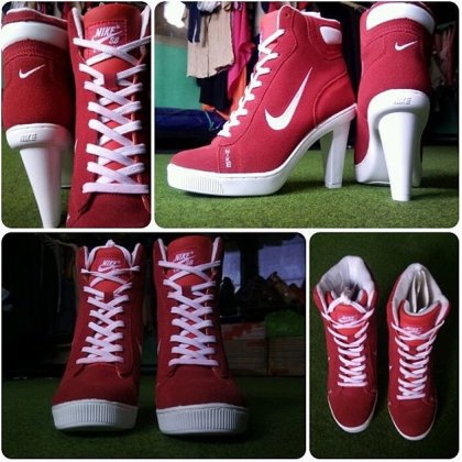 Red High Heels for Ladies: Nike Dunk Product Detail 2