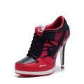 Red Nike Dunks: Rare High - Heel Fusion for Women