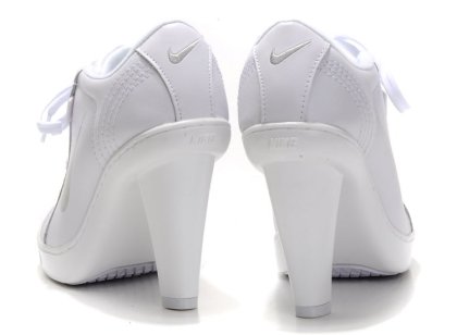 White Heel Pumps: Nike High Heels for Women Product Detail 3