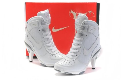 White Nike Air Force 1 High Top Heels Product Detail 1 White Nike Air Force 1 High Top Heels Product Detail 1