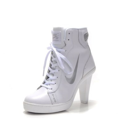 White Nike High Heels: Women’s Dunk High Product Detail 1