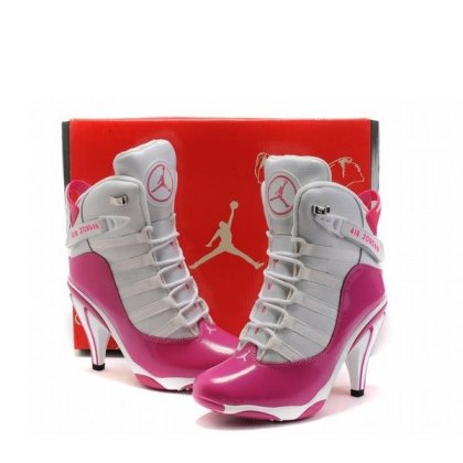 Women's Pink High Heel Shoes: Jordan Heels for Sale Product Detail 1