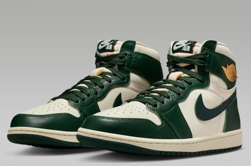 Air Jordan 1 Retro High OG Pro Green Womens Shoes